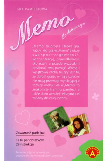 MINI Memo dla dziewczyn