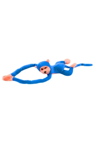 Ma�pka pluszowa z d�wi�kiem niebieska 80cm LeanToys