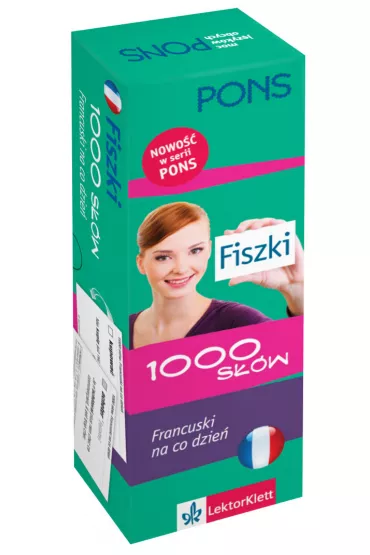 Fiszki 1000 S��w FRANCUSKI na co dzie�
