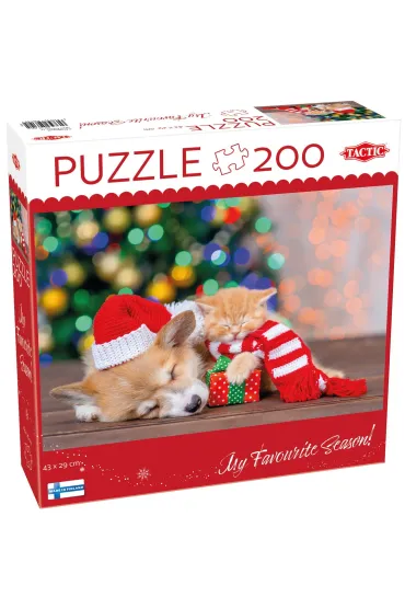 Puzzle 200 Paws and presents 60861 Tactic