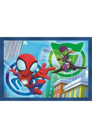Puzzle 4w1 - SuperColor. Spidey (12+16+20+24 el.) Clementoni