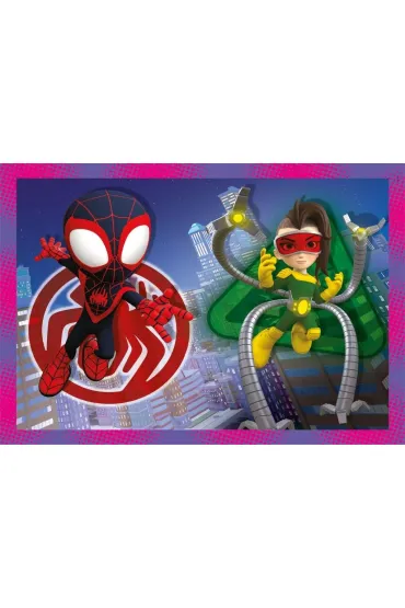 Puzzle 4w1 - SuperColor. Spidey (12+16+20+24 el.) Clementoni