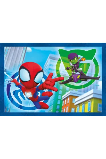 Puzzle 4w1 - SuperColor. Spidey (12+16+20+24 el.) Clementoni