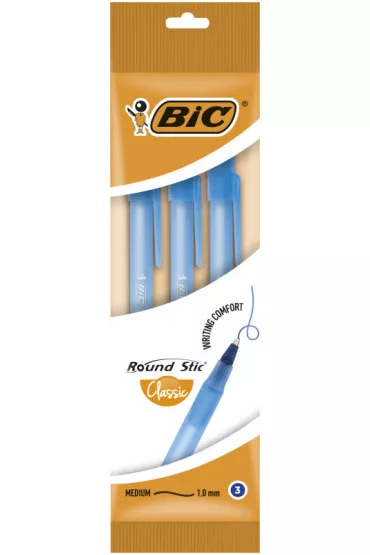 Bic D�ugopis Round Stic Classic niebieski 3 szt.