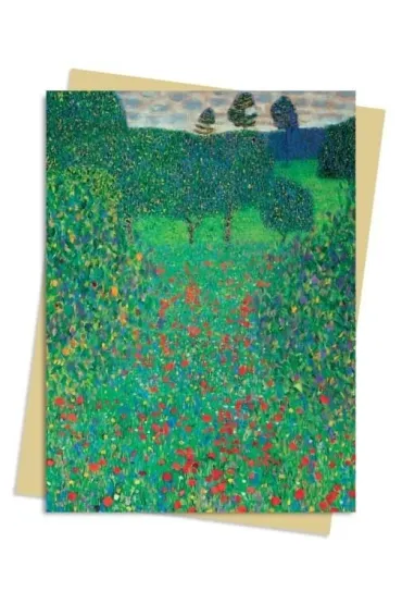 Flame Tree Karnet B6 Pole mak�w Gustav Klimt