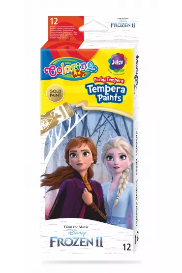 Patio Farby Colorino Kids tempera w tubach 12 ml Frozen 12 x 12 ml