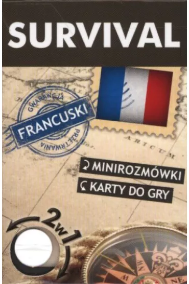 Gra Karty Survival. J�zyk francuski. Minirozm�wki i karty do gry - Kinga Perczy�ska