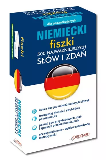 Niemiecki. Fiszki 500 najwa�niejszych s��w i zda�