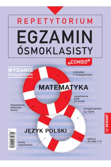 J�zyk polski i matematyka. Repetytorium. Egzamin �smoklasisty. Wersja rozszerzona