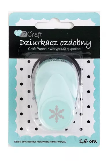 Dalprint Dzierkacz ozdobny �nie�ynka 1,6cm
