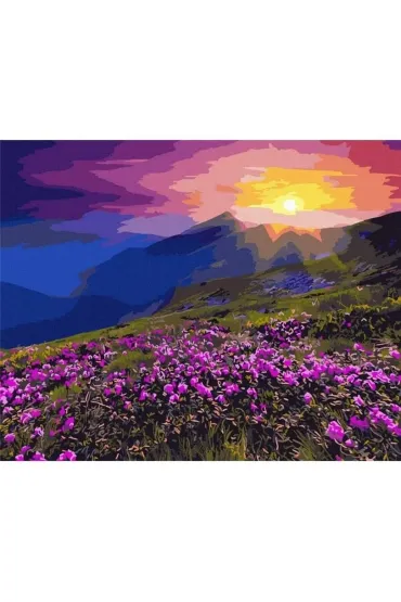 Twoje Hobby Malowanie po numerach - G�rski krajobraz 40x50cm