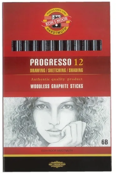 Koh-I-Noor O��wek grafitowy Progresso 8911/2B 12 szt.