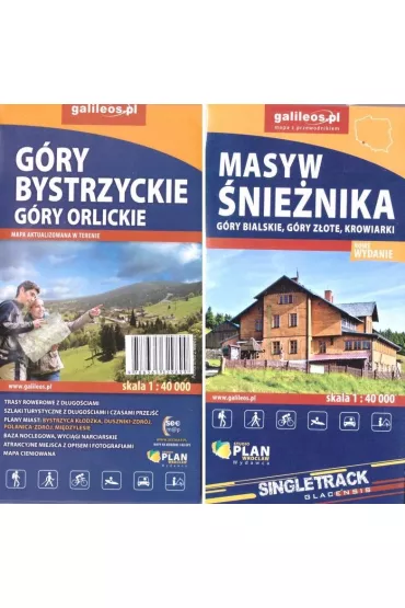 Mapy turystyczne Ziemi K�odzkiej 1:40 000