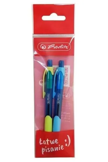 D�ugopis �elowy Jelly niebieski HERLITZ 2 szt.