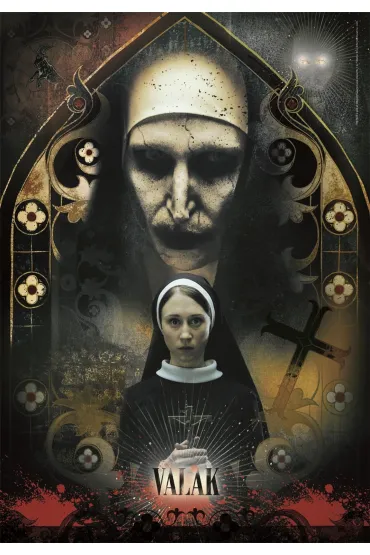 Puzzle 1000 el. Compact Horror Collection The Nun Clementoni