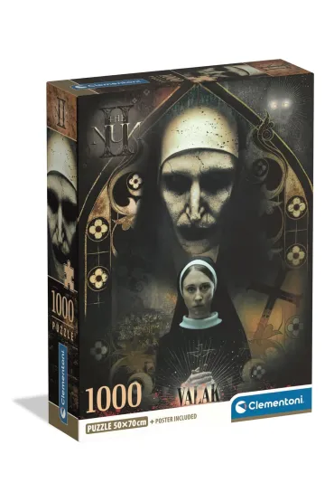Puzzle 1000 el. Compact Horror Collection The Nun Clementoni
