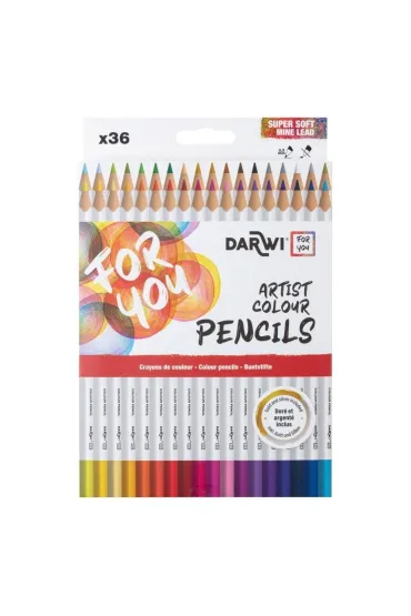 Darwi Kredki o��wkowe 36 kolor�w