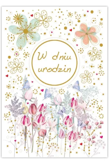 Trend Karnet Silver urodziny
