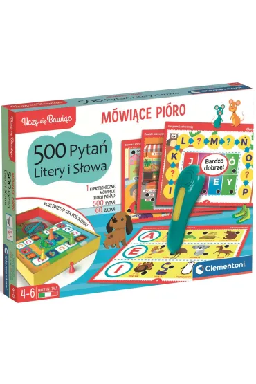 M�wi�ce Pi�ro 500 Pyta� - Litery i S�owa Clementoni