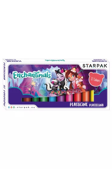 Starpak Plastelina Enchantimals 12 kolor�w