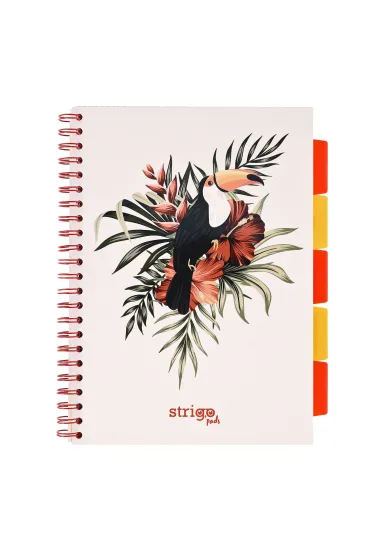 Strigo Ko�ozeszyt Pads A4 Tropiki Pelikan kratka 100 kartek