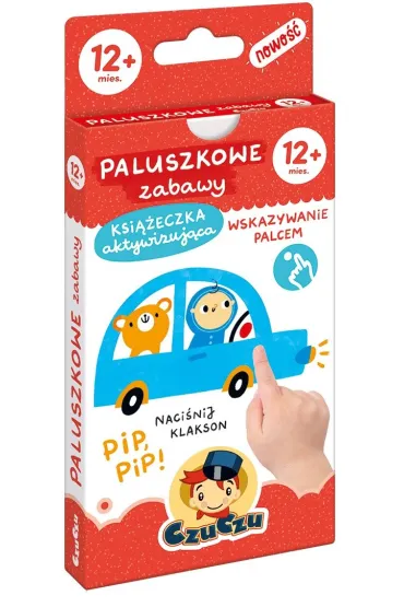 Paluszkowe zabawy CzuCzu. Ksi��eczka aktywizuj�ca 12m+