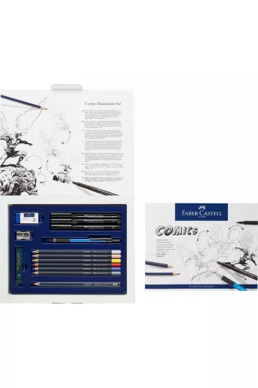 Faber-Castell Zestaw do rysowania komiks�w 15 element�w