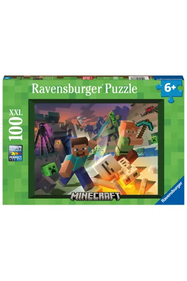 Puzzle 100 el. XXL Monster Minecraft 133338 Ravensburger