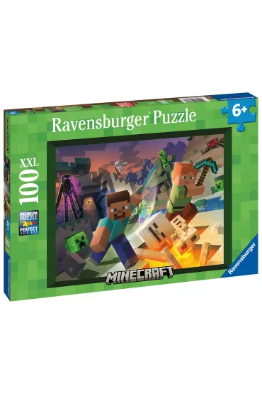 Puzzle 100 el. XXL Monster Minecraft 133338 Ravensburger