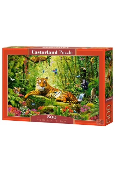 Puzzle 500 el. His Majesty, the Tiger Castorland