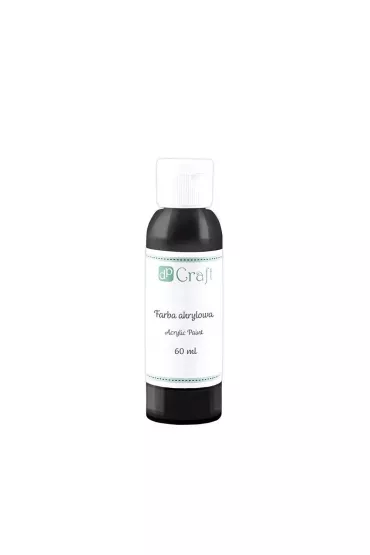 Dalprint Farba akrylowa czarny 60 ml