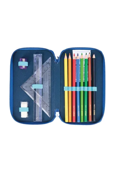 Herlitz Pi�rnik potr�jny z wyposa�eniem Jungle Safari
