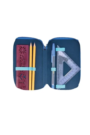 Herlitz Pi�rnik potr�jny z wyposa�eniem Jungle Safari