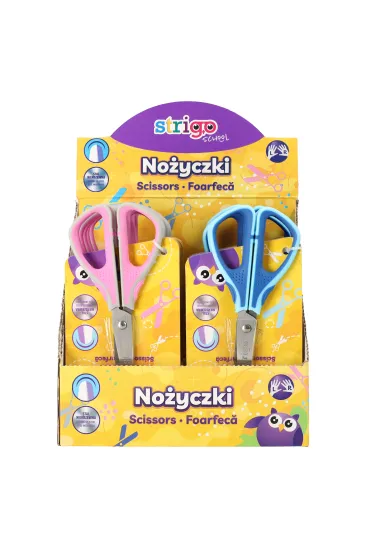 Strigo No�yczki szkolne SSC368/369 D12 mix