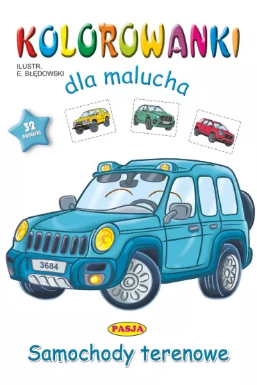 Samochody terenowe. Kolorowanki dla malucha - Ernest B��dowski