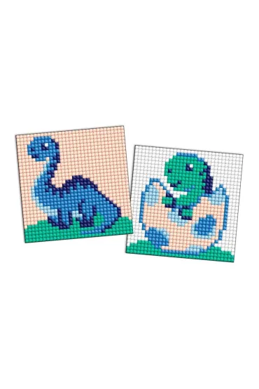 Diamentowa mozaika naklejka Kids - Dinozaur 2 Ideyka