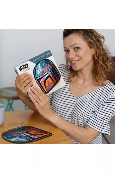 Puzzle drewniane 160 el. The Mandalorian Trefl