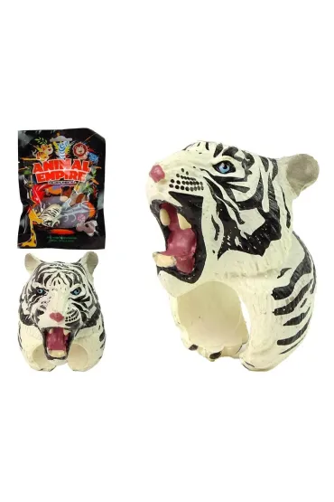 LeanToys Pier�cie� na r�k� edukacyjne zwierz�ta Tygrys