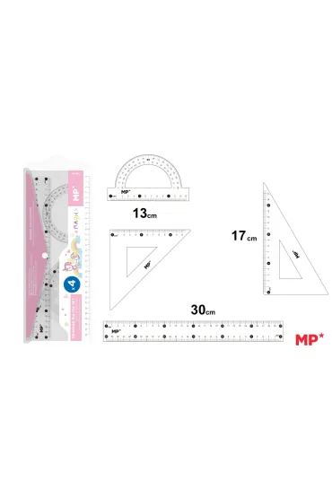 Mp Main Paper Zestaw geometryczny jednoro�ec 4el w etui