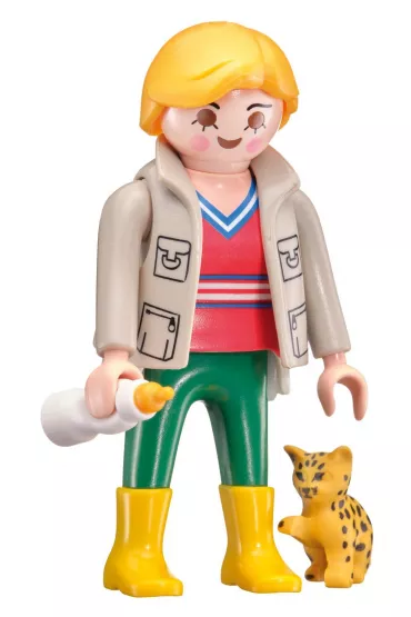 Puzzle 60 el. Playmobil Zoo + figurka Schmidt