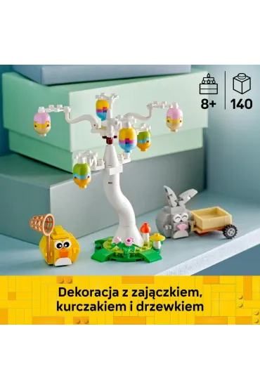 LEGO Iconic Poszukiwanie pisanek z zaj�czkiem i kurczaczkiem 40808