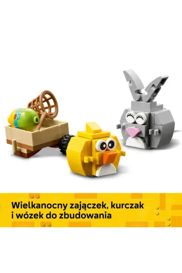 LEGO Iconic Poszukiwanie pisanek z zaj�czkiem i kurczaczkiem 40808