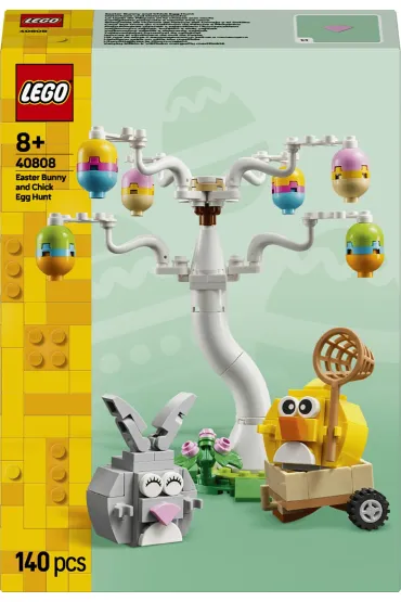 LEGO Iconic Poszukiwanie pisanek z zaj�czkiem i kurczaczkiem 40808