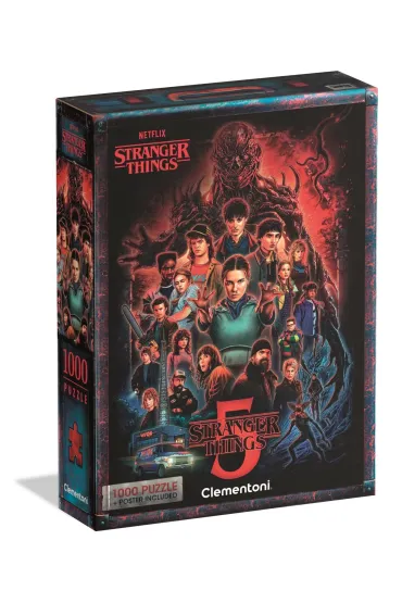 Puzzle 1000 element�w Stranger Things CLEMENTONI 37096