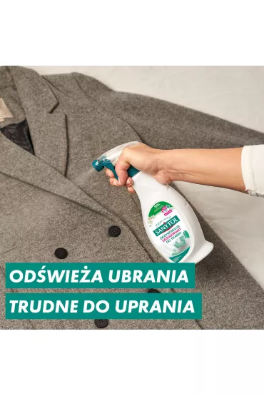 Sanytol Od�wie�aj�cy dezodorant do tkanin o zapachu bia�ych kwiat�w 500 ml