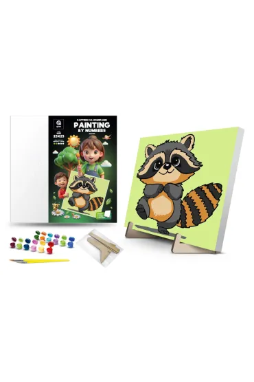 Malowanie po numerach - Enotik 25x25cm Qbee