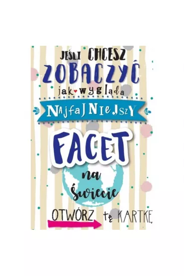 Kukartka Karnet Najfajniejszy facet (lusterko) DK-593
