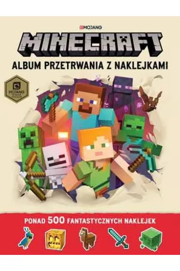 Minecraft. Album przetrwania z naklejkami - Stephanie Milton, Craig Jelley, Ryan  Marsh