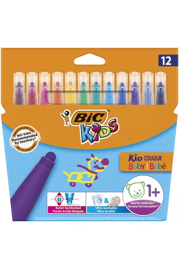 Bic Flamastry Kid Couleur Baby 902080 12 szt.