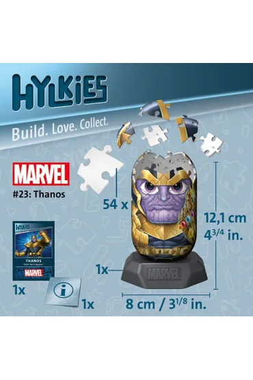 Puzzle 54 el. 3D Hylkies: Thanos Ravensburger
